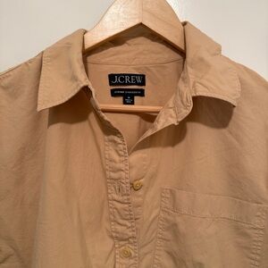 J.Crew Women’s Camel Button -Up Shirt